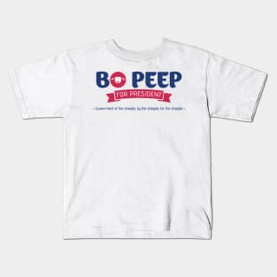 Bo Peep For President Kids T-Shirt